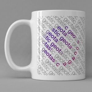Geotastic Helvetica - Mug
